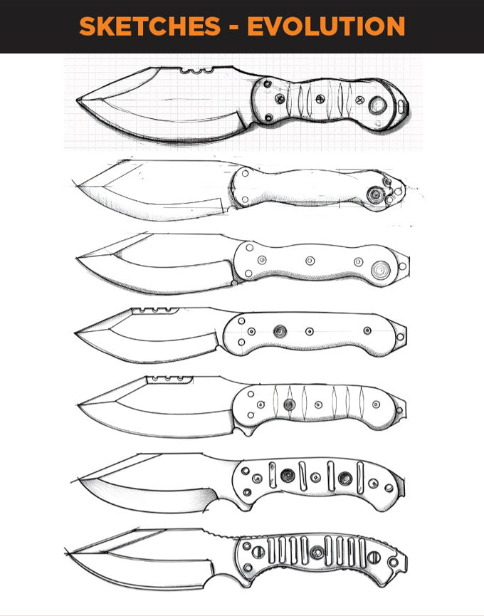 MSK-1 sketches: the design evolution