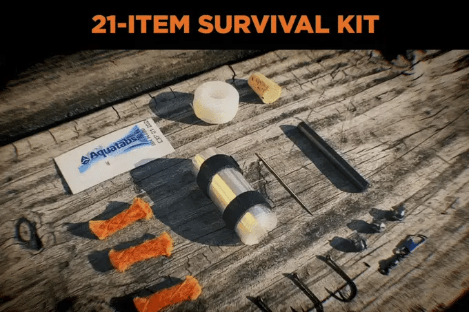 The 21-item Gen3 handle survival kit