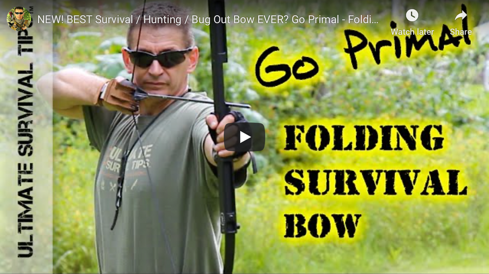 Survival Takedown Bow, Survival Bow Hunting, Folding Bow Survival