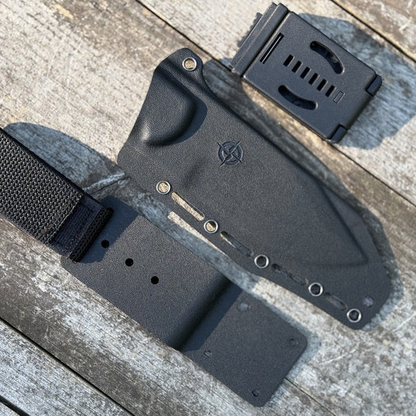 Knife Sheath Kit: Tac-Black Kydex 2.0 (ACS)