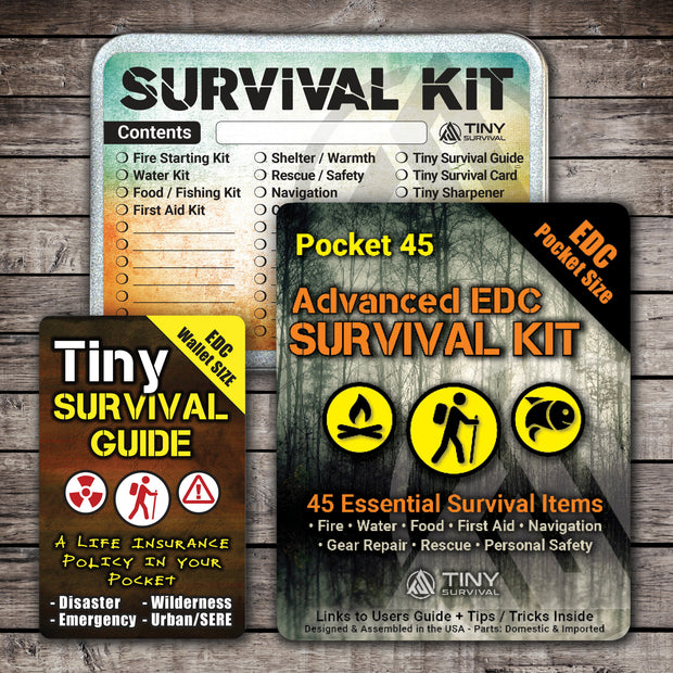 Tiny Survival - EDC Emergency, Disaster, Adventure, Survival Gear –  Ultimate Survival Tips
