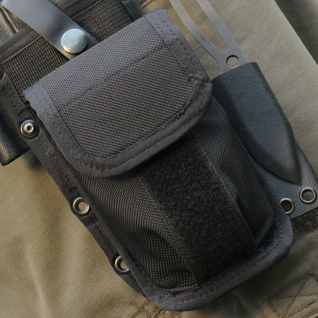 MSK-1 Survival Knife Kit Pouch is MOLLE Compatible. Fill it up with your favorite survival kit gear