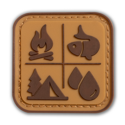 Camping / Adventure Patch: Tan