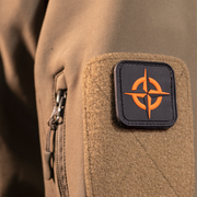 Survival Compass Morale Patch (Brown on Tan)