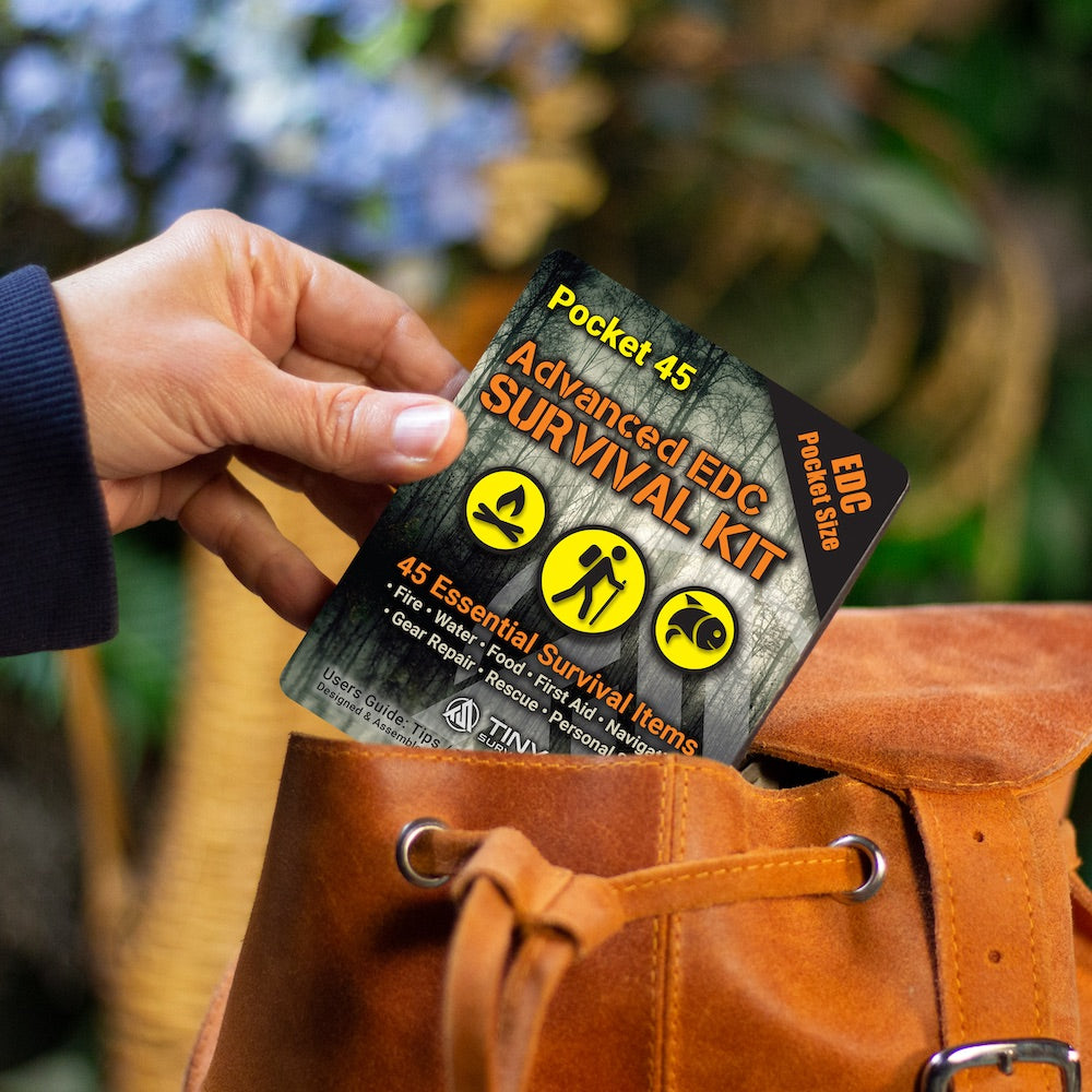 essential survival gear Pocket 45 Advanced Survival Kit