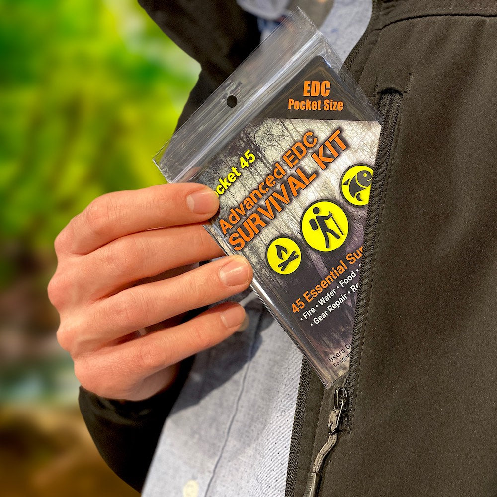 micro survival gear Pocket 45 Advanced Survival Kit