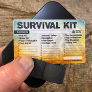 Tiny Survival Tin Kit: Rectangle - SMALL (7.4 c.i.) – Ultimate