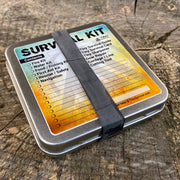 Tiny Survival Tin Kit: Square - MEDIUM (9.2 c.i.)